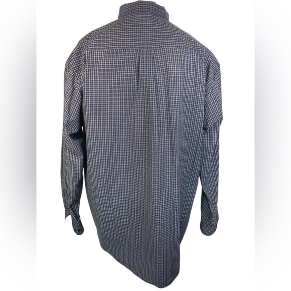 Cinch Blue Checkered Long Sleeve Button Up Western Shirt Men’s XXL - Picture 2 of 3